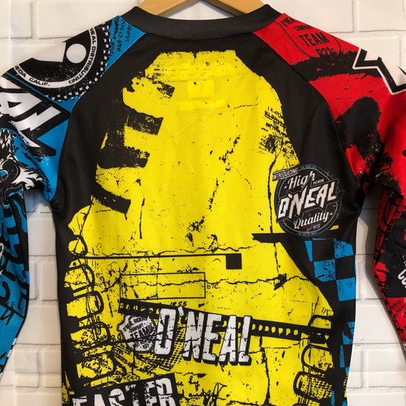 New O'Neal Element Motocross Youth MX ATV Moto Dirt Bike Off Road Jersey S - Picture 9 of 12